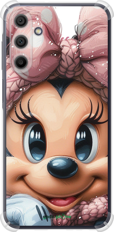 Силикон с усиленными углами чехол Минни Маус с бантиком для Samsung Galaxy A15 - 6055sp-3357 изображение 