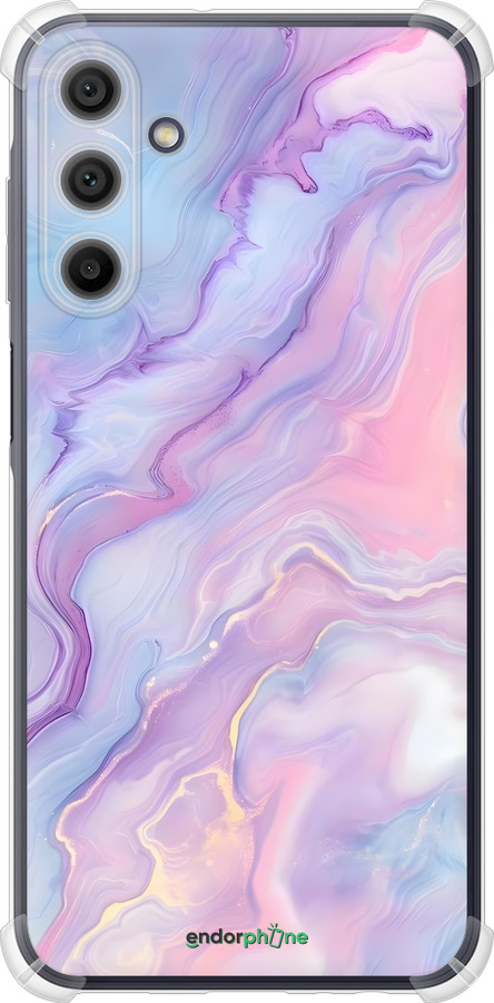 Силіконовий протиударний с посиленими кутами чехол Нежный мрамор для Samsung Galaxy A15 - 6310sp-3357 изображение 
