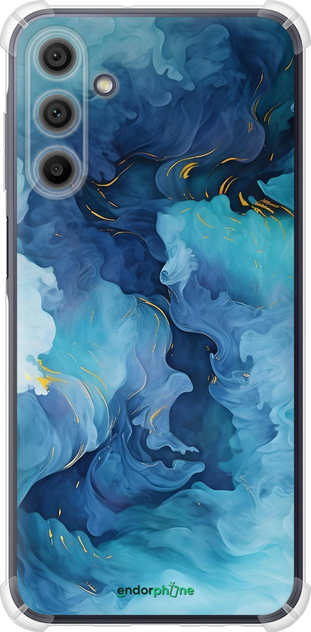 Силіконовий протиударний с посиленими кутами чехол Акварель для Samsung Galaxy A15 - 6320sp-3357 изображение 