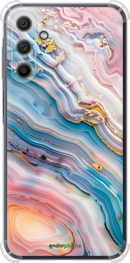 Силіконовий протиударний с посиленими кутами чехол Мрамор красивый для Samsung Galaxy A15 - 6376sp-3357 изображение 