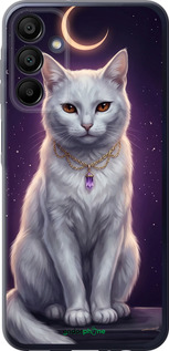 Силиконовый чехол Mystic White Cat Gothic Dark Purple Gold для Samsung Galaxy A15 - 6805u-3357 изображение 