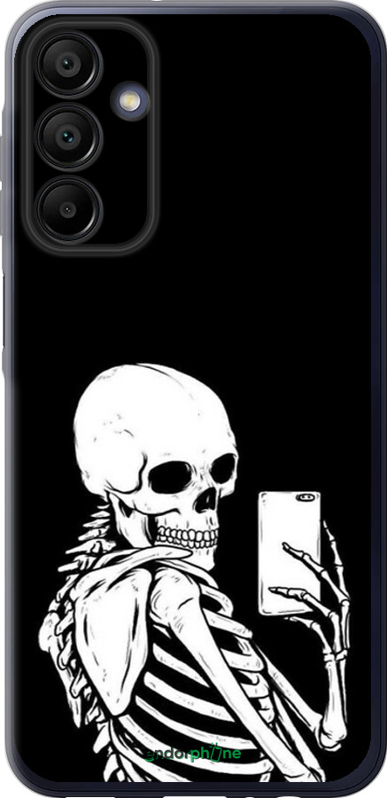 Силиконовый чехол Скелет делает Selfie для Samsung Galaxy A15 - 6535u-3357 изображение 