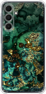 Силикон с усиленными углами чехол 'Мрамор золото богатство' для Samsung Galaxy A16 изображение 7