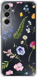Силикон с усиленными углами чехол Цветочный фон v2 для Samsung Galaxy A16 - 5472sp-3775 изображение 