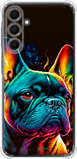 Силикон с усиленными углами чехол Яркий бульдог для Samsung Galaxy A16 - 5547sp-3775 изображение 