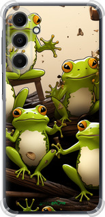 Силикон с усиленными углами чехол Жабки для Samsung Galaxy A16 - 5656sp-3775 изображение 