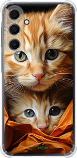 Силикон с усиленными углами чехол Котики 2 для Samsung Galaxy A16 - 5664sp-3775 изображение 