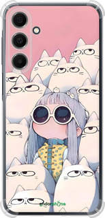 Силикон с усиленными углами чехол Малышка с котами для Samsung Galaxy A16 - 6295sp-3775 изображение 