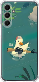 Силикон с усиленными углами чехол Уточка с автоматом для Samsung Galaxy A16 - 6356sp-3775 изображение 