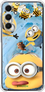 Силикон с усиленными углами чехол Миньоны для Samsung Galaxy A16 - 6386sp-3775 изображение 