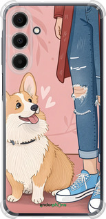 Силикон с усиленными углами чехол Корги 3 для Samsung Galaxy A16 - 6707sp-3775 изображение 