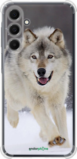 Силикон с усиленными углами чехол Бегущий волк для Samsung Galaxy A16 - 826sp-3775 изображение 