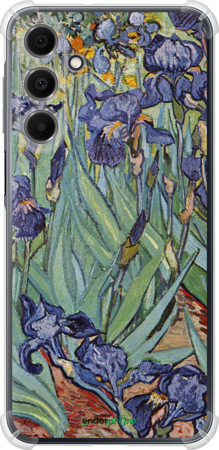 Силикон с усиленными углами чехол Винсент Ван Гог. Ирисы для Samsung Galaxy A16 - 161sp-3775 изображение 