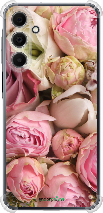Силикон с усиленными углами чехол Розы v2 для Samsung Galaxy A16 - 2320sp-3775 изображение 