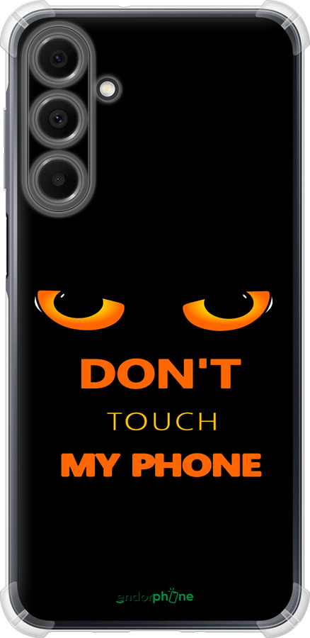 Силикон с усиленными углами чехол Don't touch the phone для Samsung Galaxy A16 - 4261sp-3775 изображение 