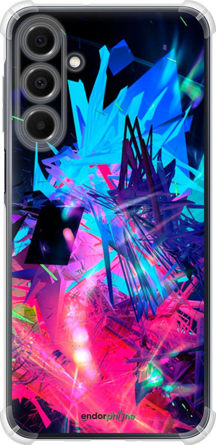 Силикон с усиленными углами чехол Абстрактный чехол для Samsung Galaxy A16 - 4681sp-3775 изображение 