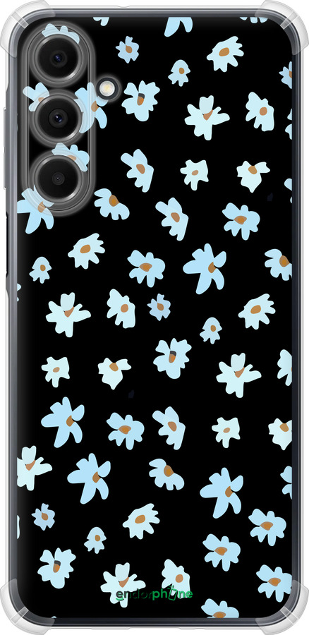 Силикон с усиленными углами чехол Цветочный для Samsung Galaxy A16 - 4900sp-3775 изображение 