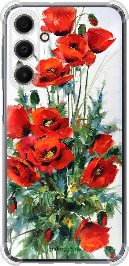 Силикон с усиленными углами чехол Маки для Samsung Galaxy A16 - 523sp-3775 изображение 