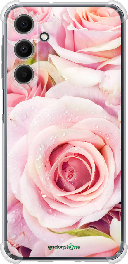 Силикон с усиленными углами чехол Розы для Samsung Galaxy A16 - 525sp-3775 изображение 