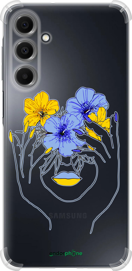 Силикон с усиленными углами чехол Девушка v4 для Samsung Galaxy A16 - 5276sp-3775 изображение 