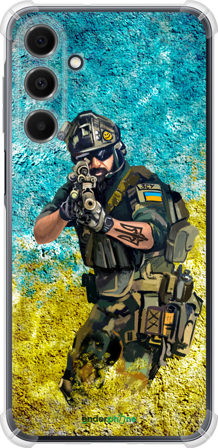 Силикон с усиленными углами чехол Воин ЗСУ для Samsung Galaxy A16 - 5311sp-3775 изображение 