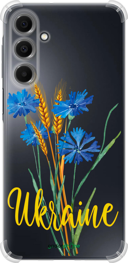 Силикон с усиленными углами чехол Ukraine v2 для Samsung Galaxy A16 - 5445sp-3775 изображение 