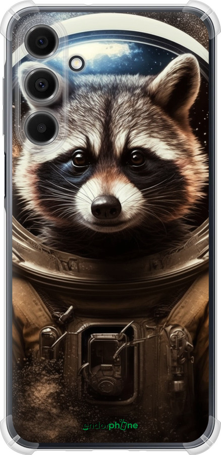 Силикон с усиленными углами чехол Raccoon austronaut для Samsung Galaxy A16 - 5581sp-3775 изображение 