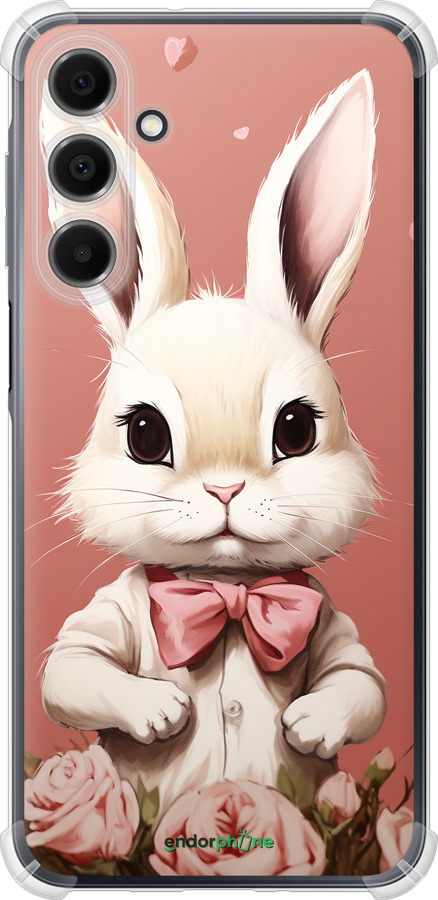 Силикон с усиленными углами чехол Зайчик для Samsung Galaxy A16 - 5669sp-3775 изображение 