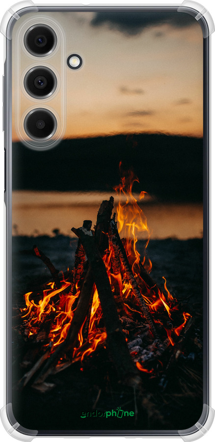 Силикон с усиленными углами чехол Огонь для Samsung Galaxy A16 - 6021sp-3775 изображение 