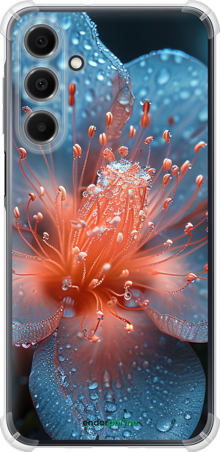 Силикон с усиленными углами чехол Роса на цветке для Samsung Galaxy A16 - 6039sp-3775 изображение 
