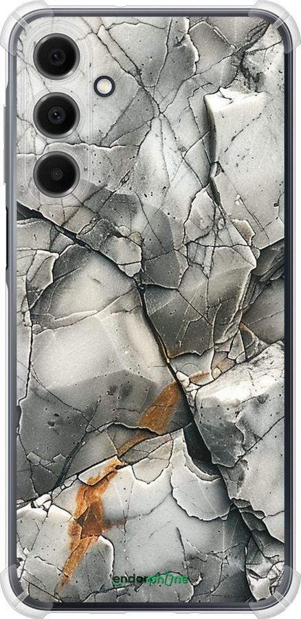 Силикон с усиленными углами чехол Серый мрамор для Samsung Galaxy A16 - 6041sp-3775 изображение 