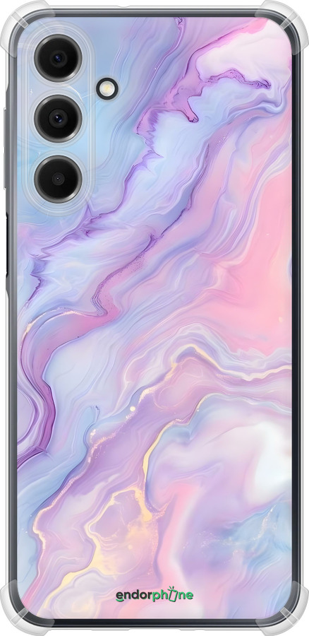 Силіконовий протиударний с посиленими кутами чехол Нежный мрамор для Samsung Galaxy A16 - 6310sp-3775 изображение 