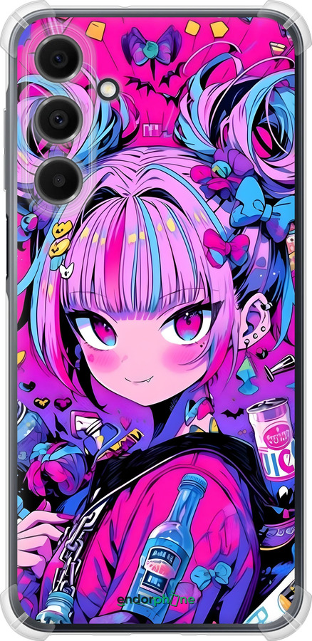 Силикон с усиленными углами чехол Аниме милаха для Samsung Galaxy A16 - 6314sp-3775 изображение 