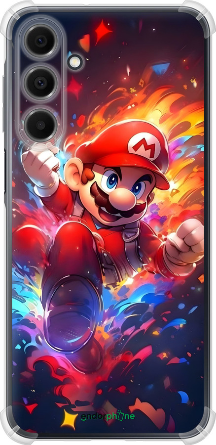 Силикон с усиленными углами чехол Супер Марио для Samsung Galaxy A16 - 6342sp-3775 изображение 