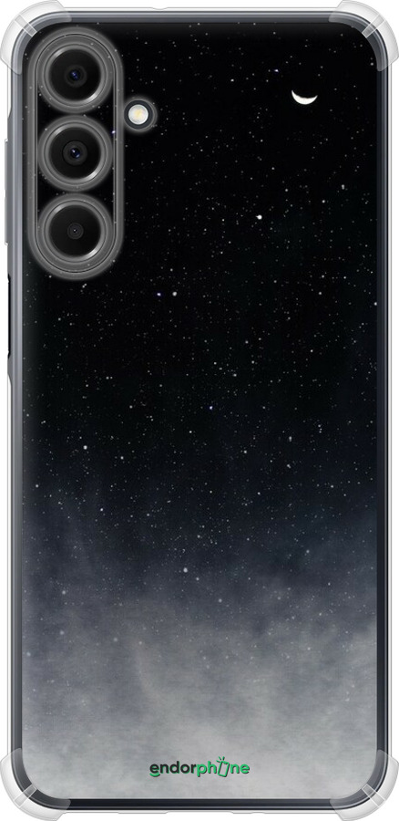 Силикон с усиленными углами чехол Сині хмари, Синій місяць для Samsung Galaxy A16 - 6396sp-3775 изображение 