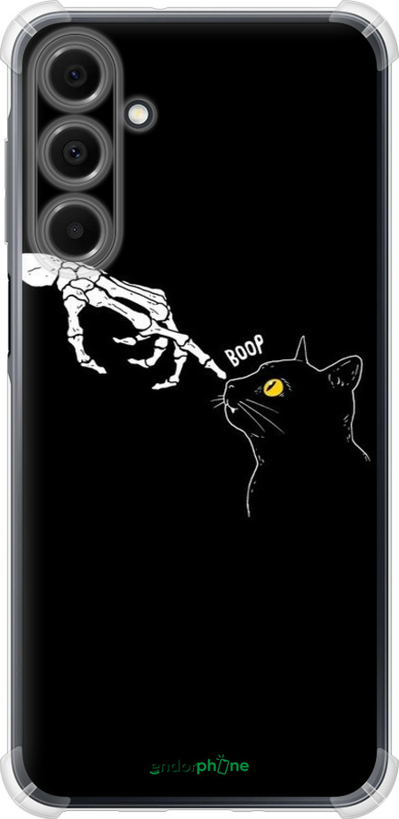 Силикон с усиленными углами чехол Кошка для Samsung Galaxy A16 - 6505sp-3775 изображение 