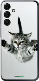 Силиконовый чехол Летящий котёнок для Samsung Galaxy A16 - 2322u-3775 изображение 