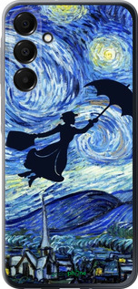 Силиконовый чехол С изображением Мэри Поппинс «Звездная ночь» для Samsung Galaxy A16 - 6487u-3775 изображение 