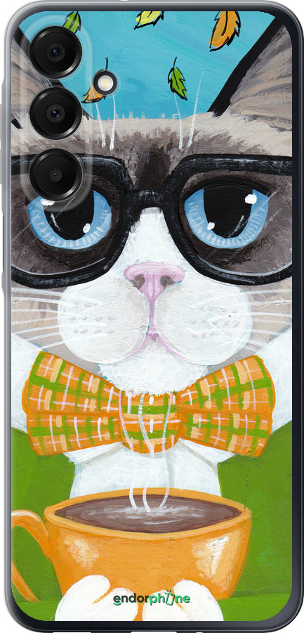 Силіконовий чехол Cat&Coffee для Samsung Galaxy A16 - 4053u-3775 изображение 