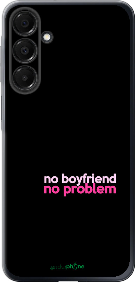 Силіконовий чехол no boyfriend no problem для Samsung Galaxy A16 - 4549u-3775 изображение 