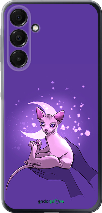 Силиконовый чехол Кот2 для Samsung Galaxy A16 - 4676u-3775 изображение 