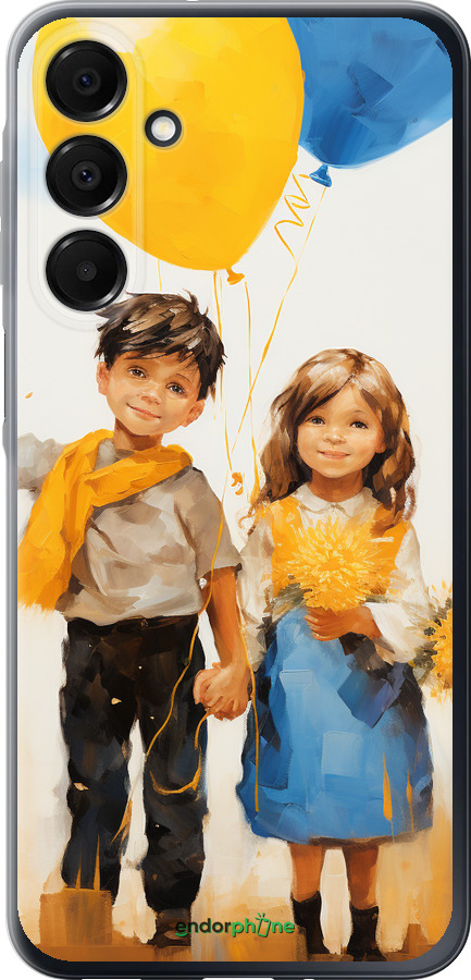 Силіконовий чехол Діти з кульками для Samsung Galaxy A16 - 5659u-3775 изображение 