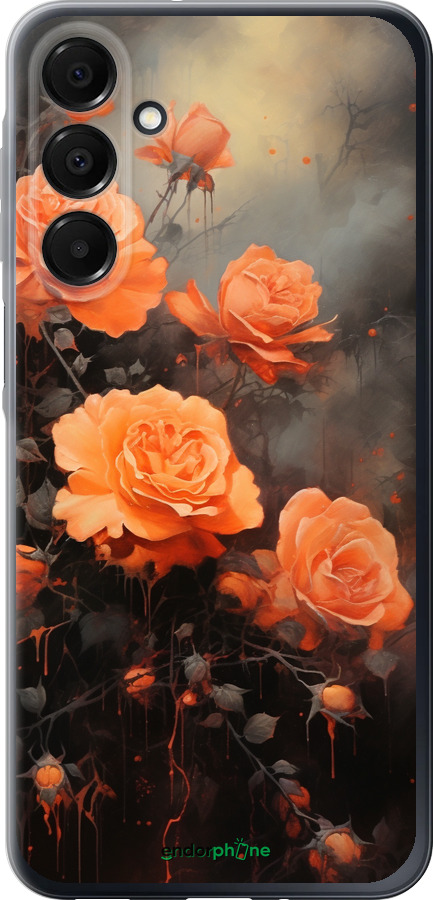 Силиконовый чехол Оранжевые розы для Samsung Galaxy A16 - 5944u-3775 изображение 