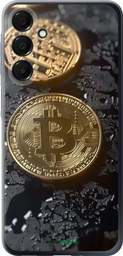Силиконовый чехол Вулканический Bitcoin для Samsung Galaxy A16 - 6092u-3775 изображение 