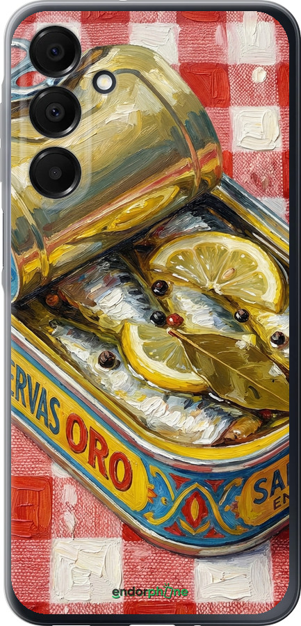 Силиконовый чехол Vintage Sardine Tin Phone для Samsung Galaxy A16 - 6772u-3775 изображение 