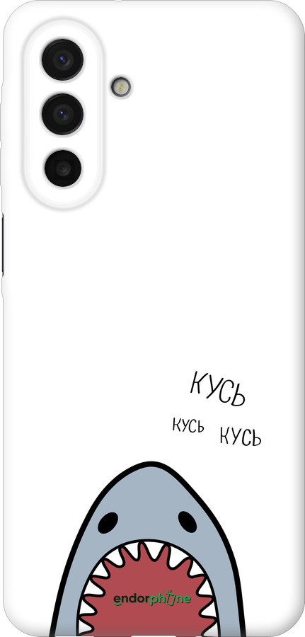 Силиконовый чехол Акула для Samsung Galaxy A17 - 4870u-4060 изображение 