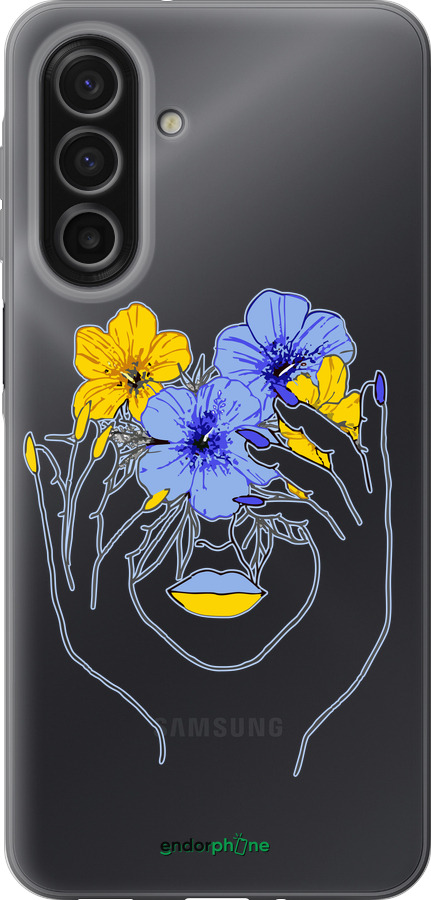 Силиконовый чехол Девушка v4 для Samsung Galaxy A17 - 5276u-4060 изображение 