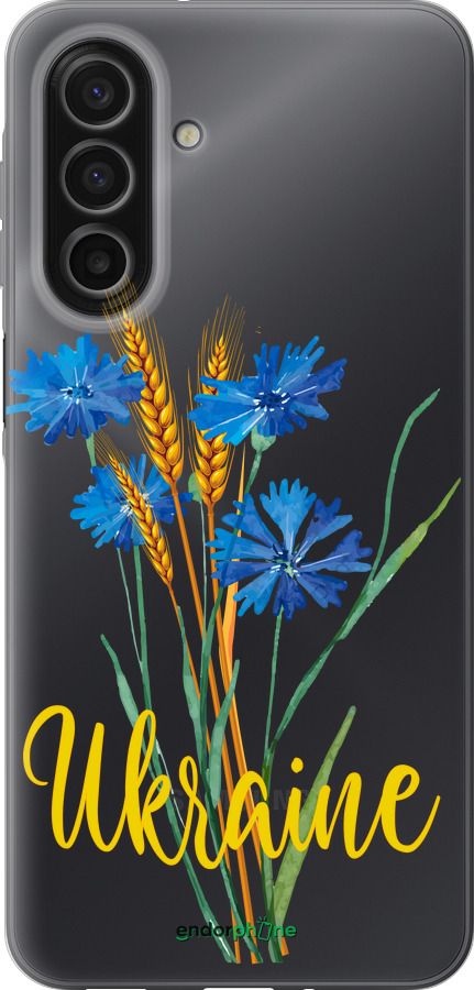 Силиконовый чехол Ukraine v2 для Samsung Galaxy A17 - 5445u-4060 изображение 