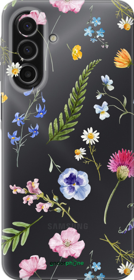 Силиконовый чехол Цветочный фон v2 для Samsung Galaxy A17 - 5472u-4060 изображение 
