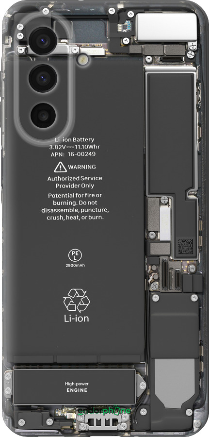 Силиконовый чехол Детали смартфона для Samsung Galaxy A17 - 5487u-4060 изображение 